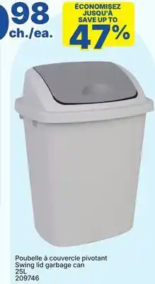 Rossy Swing lid garbage can offer