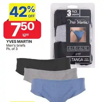 Rossy YVES MARTIN Men's briefs offer