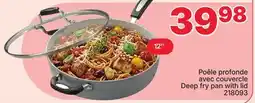 Rossy Deep fry pan with lid offer