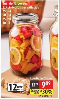 Sushi Shop 12Pck. Mason Jar with Lids offer