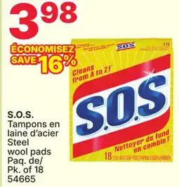 Rossy S.O.S. Steel wool pads offer