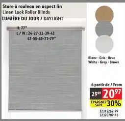 Sushi Shop Linen Look Roller Blinds offer
