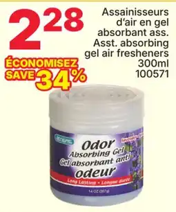 Rossy Asst. absorbing gel air fresheners offer