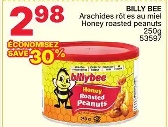 Rossy BILLY BEE Honey roasted peanuts offer
