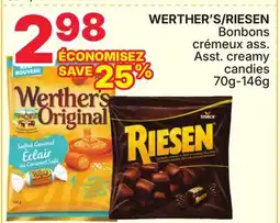 Rossy WERTHER'S/RIESEN Asst. creamy candies offer
