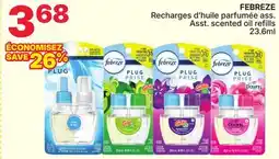 Rossy FEBREZE Asst. scented oil refills offer