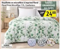 Sushi Shop Floral Print Microfiber 1 Pc. Comforters offer