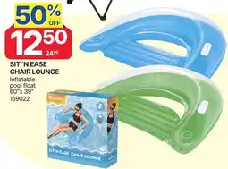 Rossy Inflatable Lazy Lounge Sit 'N Ease chair pool float offer