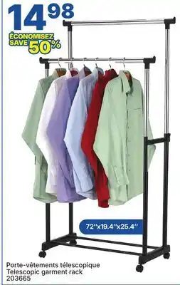 Rossy Telescopic garment rack offer