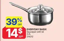 Rossy EVERYDAY BASIX Saucepan with lid offer