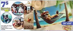 Rossy Velour beach towel offer