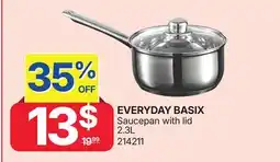 Rossy EVERYDAY BASIX Saucepan with lid offer