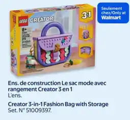 Walmart Creator 3-in-1 Fashion Bag with Storage offer