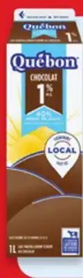Walmart Québon chocolate milk offer
