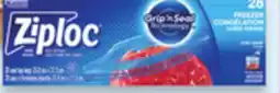 Walmart Ziploc freezer or sandwich bags offer