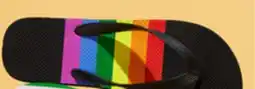 Walmart Adults' Pride flip-flops offer