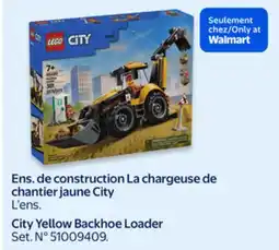 Walmart Lego City Yellow Backhoe Loader offer