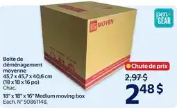 Walmart 18 x 18x 16 Medium moving box offer