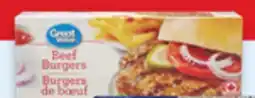 Walmart Great Value beef burgers offer