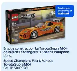 Walmart Speed Champions Fast & Furious Toyota Supra MK4 offer