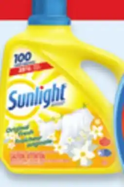 Walmart Sunlight 100 loads laundry detergent offer