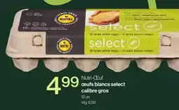 Avril œufs blancs select calibre gros offer