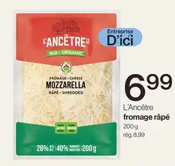 Avril L'Ancêtre fromage râpé offer