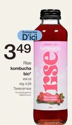 Avril Rise kombucha bio offer