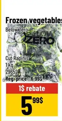 Mayrand Frozen vegetables offer