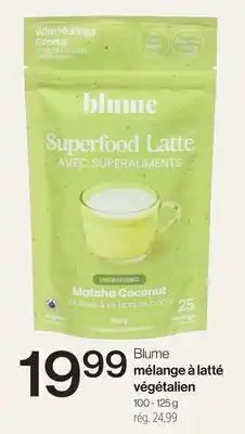 Avril Blume mélange à latté végétalien offer