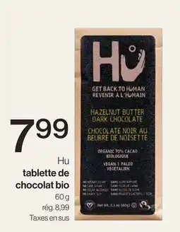 Avril Hu tablette de chocolat bio offer
