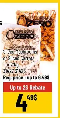 Mayrand Sliced Mushrooms or Sliced Carrots offer