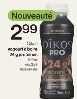 Avril Oikos yogourt à boire 24 g protéines offer
