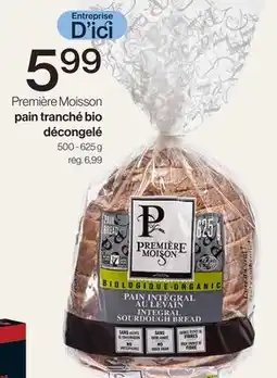 Avril pain tranché bio décongelé offer