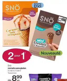 Avril Snö cornets sans gluten offer