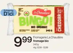 Avril Fromagerie La Chaudière fromage bio offer