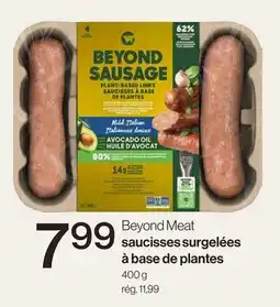 Avril saucisses surgelées à base de plantes offer