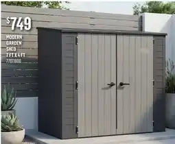 Canac Modern Garden Shed 7ftx4ft offer
