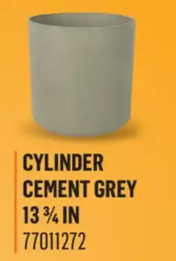 Canac Cylinder Light Flower Pot Cement grey offer