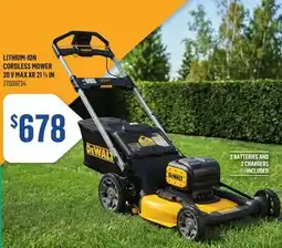 Canac Lithium-ion Cordless Mower 20V Max XR 211/2in offer