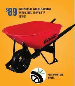 Canac Industrial Wheelbarrow with Steel Tray 6ft³ offer