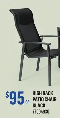 Canac High Back Patio Chair offer