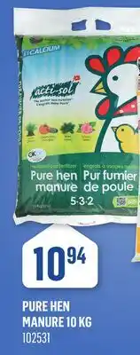 Canac Pure Hen Manure offer