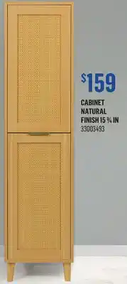 Canac CABINET NATURAL FINISH 15 1⁄4 IN offer