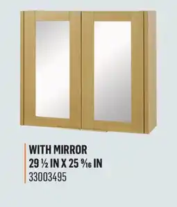Canac Beatrice Medicine Cabinet Natural Finish with Mirror 29 1/2 in x 25 9/16 in offer