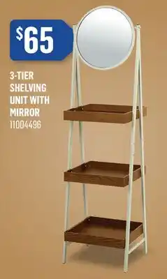 Canac 3-Tier Shelving Unit with Mirror offer