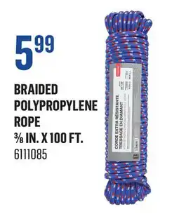 Canac Braided Polypropylene Rope 3/8in. x 100ft offer
