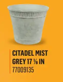 Canac Citadel Light Flower Pot Mist grey offer