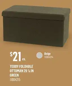 Canac Teddy Foldable Ottoman 29 7/8 in offer