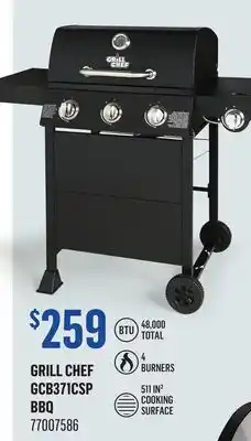 Canac Grill Chef GCB371CSP BBQ offer